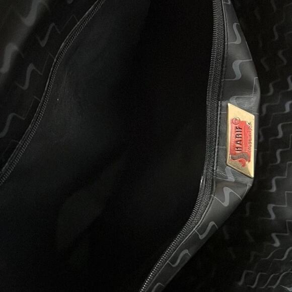 SHARIF VINTAGE PATCHWORK CROC LEATHER CROSSBODY BAG‎ - Picture 4 of 7